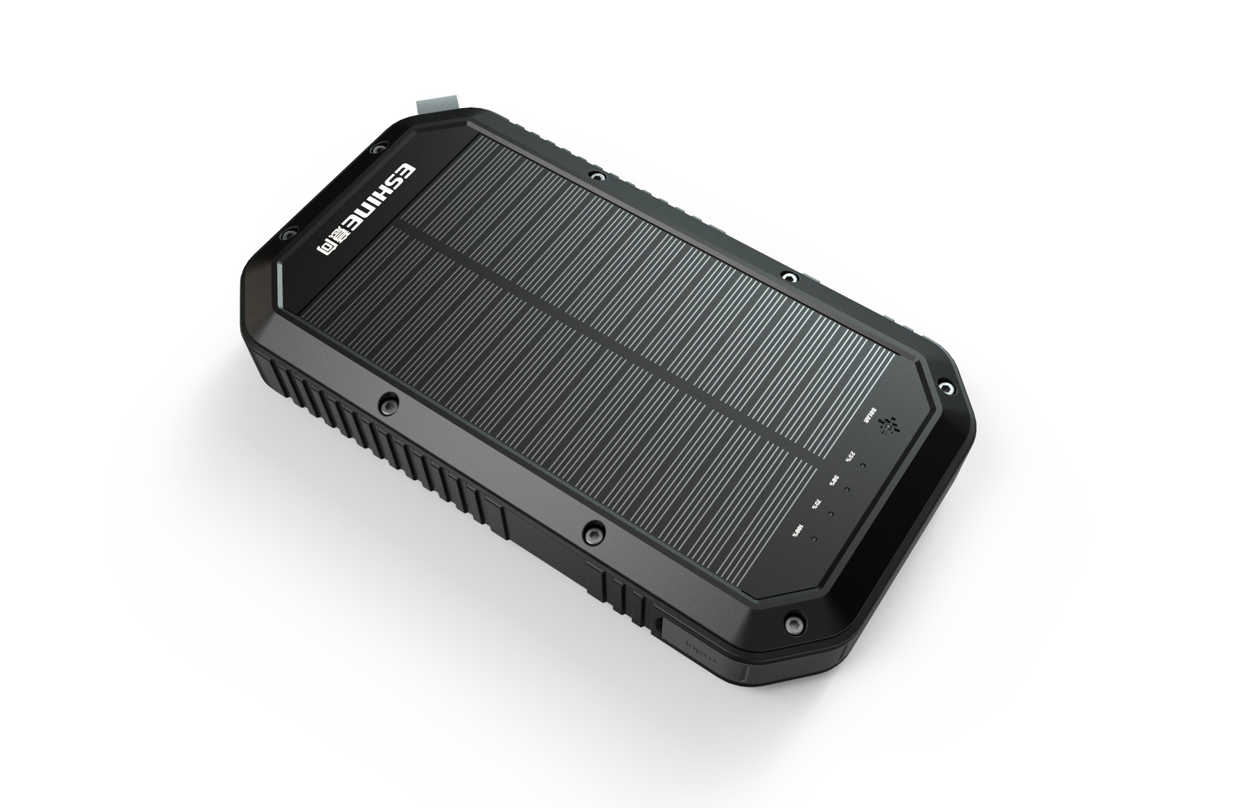 Solar waterproof power bank 20000mAh